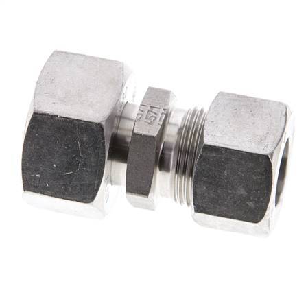 15L & 18L Stainless Steel Straight Cutting Fitting with Swivel 315 bar ISO 8434-1