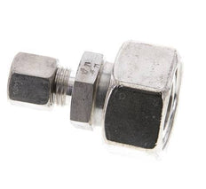 8L & 22L Stainless Steel Straight Cutting Fitting with Swivel 160 bar ISO 8434-1