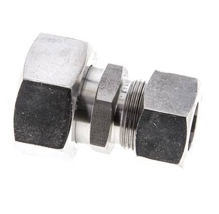 18L & 28L Stainless Steel Straight Cutting Fitting with Swivel 160 bar ISO 8434-1