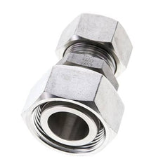 18L & 28L Stainless Steel Straight Cutting Fitting with Swivel 160 bar ISO 8434-1