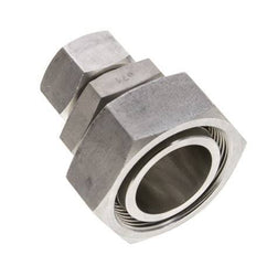 22L & 42L Stainless Steel Straight Cutting Fitting with Swivel 160 bar ISO 8434-1