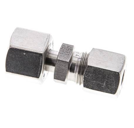 8S & 10S Stainless Steel Straight Cutting Fitting with Swivel 630 bar ISO 8434-1