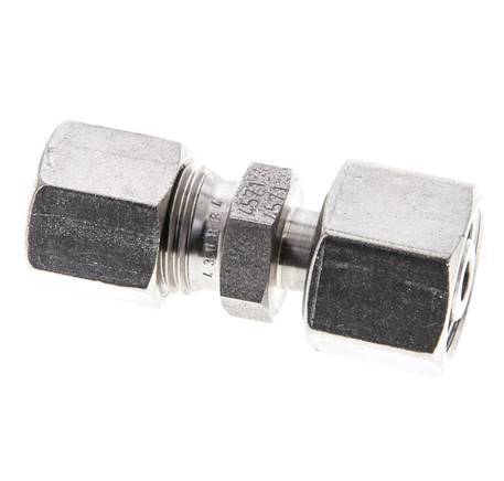 8S & 10S Stainless Steel Straight Cutting Fitting with Swivel 630 bar ISO 8434-1