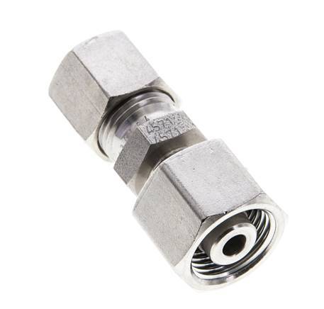 8S & 10S Stainless Steel Straight Cutting Fitting with Swivel 630 bar ISO 8434-1