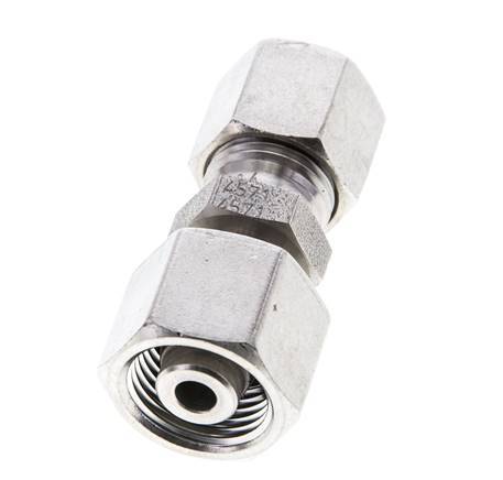8S & 10S Stainless Steel Straight Cutting Fitting with Swivel 630 bar ISO 8434-1