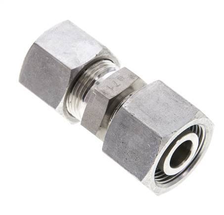 14S & 16S Stainless Steel Straight Cutting Fitting with Swivel 400 bar ISO 8434-1