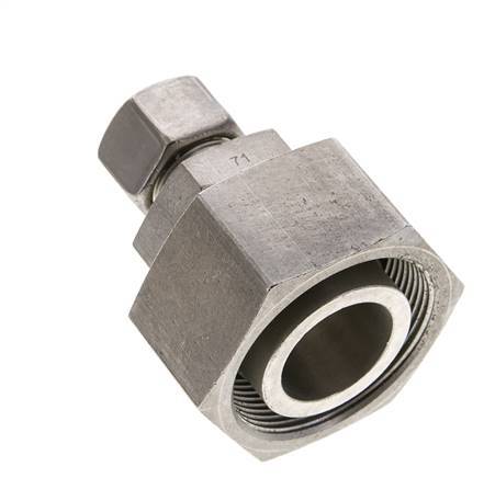 16S & 38S Stainless Steel Straight Cutting Fitting with Swivel 315 bar ISO 8434-1