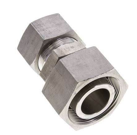 30S & 38S Stainless Steel Straight Cutting Fitting with Swivel 315 bar ISO 8434-1