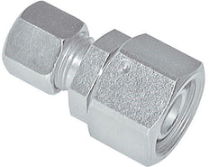 16S & 25S Zink plated Steel Straight Cutting Fitting with Swivel 400 bar NBR O-ring Sealing Cone ISO 8434-1