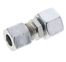 10L & 12L Zink plated Steel Straight Cutting Fitting with Swivel 315 bar NBR O-ring Sealing Cone ISO 8434-1 [2 Pieces]