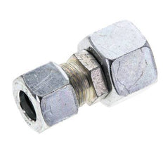 12L & 15L Zink plated Steel Straight Cutting Fitting with Swivel 315 bar NBR O-ring Sealing Cone ISO 8434-1