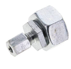 6L & 18L Zink plated Steel Straight Cutting Fitting with Swivel 315 bar NBR O-ring Sealing Cone ISO 8434-1