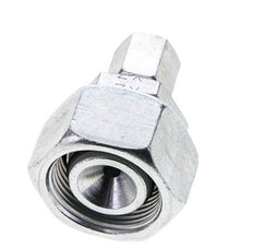 6L & 18L Zink plated Steel Straight Cutting Fitting with Swivel 315 bar NBR O-ring Sealing Cone ISO 8434-1