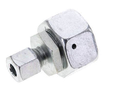 8L & 22L Zink plated Steel Straight Cutting Fitting with Swivel 160 bar NBR O-ring Sealing Cone ISO 8434-1