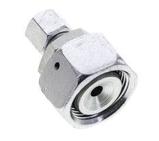 8L & 22L Zink plated Steel Straight Cutting Fitting with Swivel 160 bar NBR O-ring Sealing Cone ISO 8434-1
