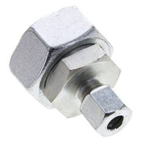8L & 28L Zink plated Steel Straight Cutting Fitting with Swivel 160 bar NBR O-ring Sealing Cone ISO 8434-1