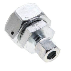 10L & 28L Zink plated Steel Straight Cutting Fitting with Swivel 160 bar NBR O-ring Sealing Cone ISO 8434-1