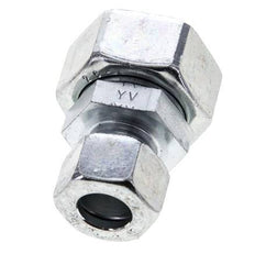 15L & 28L Zink plated Steel Straight Cutting Fitting with Swivel 160 bar NBR O-ring Sealing Cone ISO 8434-1