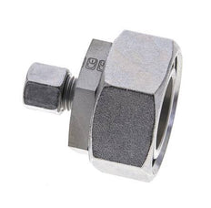 8L & 35L Zink plated Steel Straight Cutting Fitting with Swivel 160 bar NBR O-ring Sealing Cone ISO 8434-1