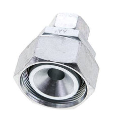 15L & 35L Zink plated Steel Straight Cutting Fitting with Swivel 160 bar NBR O-ring Sealing Cone ISO 8434-1