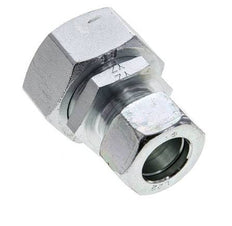 22L & 35L Zink plated Steel Straight Cutting Fitting with Swivel 160 bar NBR O-ring Sealing Cone ISO 8434-1