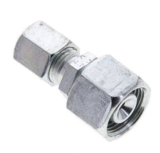 6S & 12S Zink plated Steel Straight Cutting Fitting with Swivel 630 bar NBR O-ring Sealing Cone ISO 8434-1