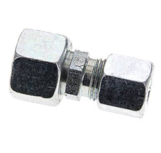 8S & 12S Zink plated Steel Straight Cutting Fitting with Swivel 630 bar NBR O-ring Sealing Cone ISO 8434-1