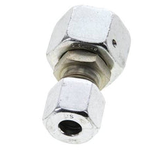 8S & 14S Zink plated Steel Straight Cutting Fitting with Swivel 630 bar NBR O-ring Sealing Cone ISO 8434-1