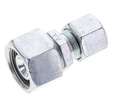 10S & 16S Zink plated Steel Straight Cutting Fitting with Swivel 400 bar NBR O-ring Sealing Cone ISO 8434-1