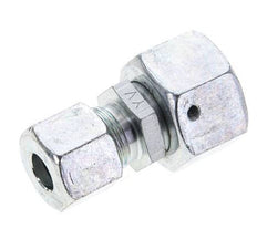 10S & 16S Zink plated Steel Straight Cutting Fitting with Swivel 400 bar NBR O-ring Sealing Cone ISO 8434-1