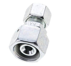 10S & 16S Zink plated Steel Straight Cutting Fitting with Swivel 400 bar NBR O-ring Sealing Cone ISO 8434-1