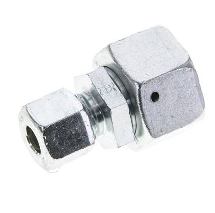10S & 20S Zink plated Steel Straight Cutting Fitting with Swivel 400 bar NBR O-ring Sealing Cone ISO 8434-1