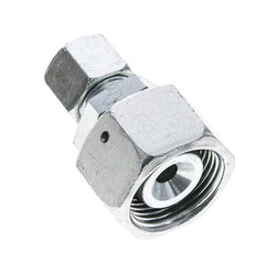10S & 20S Zink plated Steel Straight Cutting Fitting with Swivel 400 bar NBR O-ring Sealing Cone ISO 8434-1