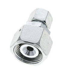 10S & 20S Zink plated Steel Straight Cutting Fitting with Swivel 400 bar NBR O-ring Sealing Cone ISO 8434-1