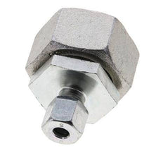 8S & 30S Zink plated Steel Straight Cutting Fitting with Swivel 400 bar NBR O-ring Sealing Cone ISO 8434-1