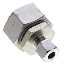 10S & 30S Zink plated Steel Straight Cutting Fitting with Swivel 400 bar NBR O-ring Sealing Cone ISO 8434-1
