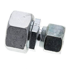 20S & 30S Zink plated Steel Straight Cutting Fitting with Swivel 400 bar NBR O-ring Sealing Cone ISO 8434-1