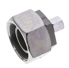 8S & 38S Zink plated Steel Straight Cutting Fitting with Swivel 315 bar NBR O-ring Sealing Cone ISO 8434-1