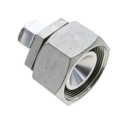 12S & 38S Zink plated Steel Straight Cutting Fitting with Swivel 315 bar NBR O-ring Sealing Cone ISO 8434-1