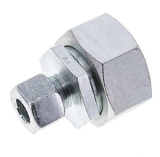 16S & 38S Zink plated Steel Straight Cutting Fitting with Swivel 315 bar NBR O-ring Sealing Cone ISO 8434-1