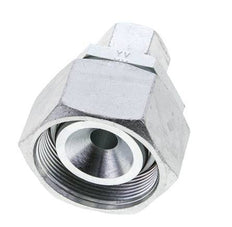 16S & 38S Zink plated Steel Straight Cutting Fitting with Swivel 315 bar NBR O-ring Sealing Cone ISO 8434-1