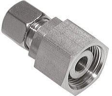 10S & 12S Stainless Steel Straight Cutting Fitting with Swivel 630 bar FKM O-ring Sealing Cone ISO 8434-1