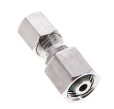 6L & 8L Stainless Steel Straight Cutting Fitting with Swivel 315 bar FKM O-ring Sealing Cone ISO 8434-1