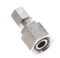 6L & 12L Stainless Steel Straight Cutting Fitting with Swivel 315 bar FKM O-ring Sealing Cone ISO 8434-1