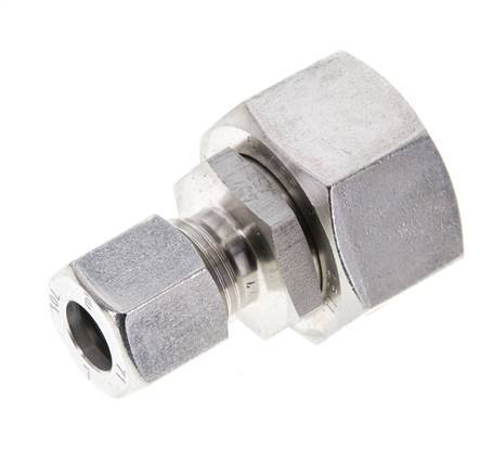 10L & 18L Stainless Steel Straight Cutting Fitting with Swivel 315 bar FKM O-ring Sealing Cone ISO 8434-1
