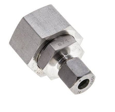 8L & 22L Stainless Steel Straight Cutting Fitting with Swivel 160 bar FKM O-ring Sealing Cone ISO 8434-1