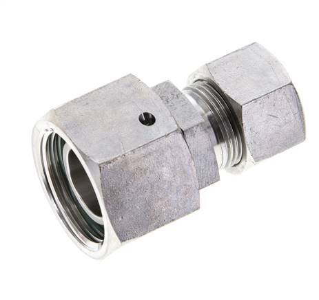 15L & 22L Stainless Steel Straight Cutting Fitting with Swivel 160 bar FKM O-ring Sealing Cone ISO 8434-1