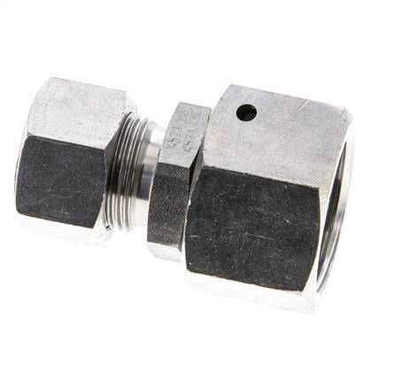 15L & 22L Stainless Steel Straight Cutting Fitting with Swivel 160 bar FKM O-ring Sealing Cone ISO 8434-1