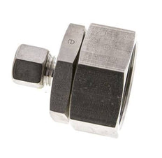 10L & 35L Stainless Steel Straight Cutting Fitting with Swivel 160 bar FKM O-ring Sealing Cone ISO 8434-1