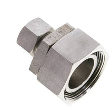 15L & 35L Stainless Steel Straight Cutting Fitting with Swivel 160 bar FKM O-ring Sealing Cone ISO 8434-1